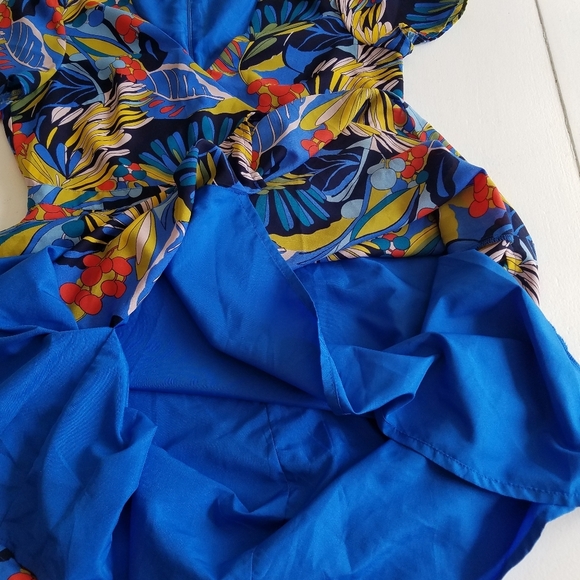 J. Crew Mercantile Front Wrap Print Dress Size Small - Picture 11 of 13